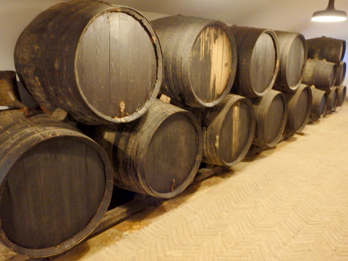 Sherry Wine Barrels.